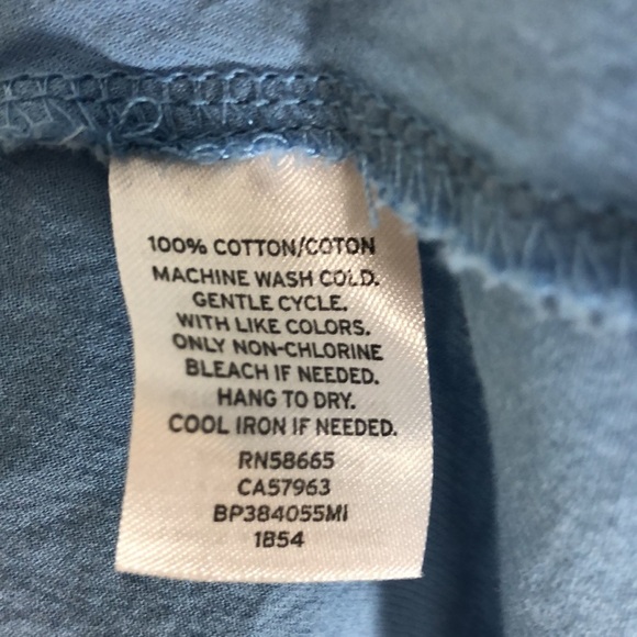 BP Off the Shoulder Bell‎ Sleeve Blouse Blue Medium - Picture 5 of 7